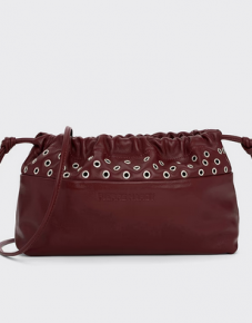  POCHETTE TWIN À ŒILLETS BORDEAUX PIERRE HARDY