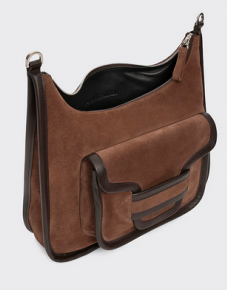  SAC ALPHA DAY Veau velours marron et cuir de veau marron € 1095