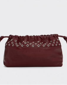  POCHETTE TWIN À ŒILLETS BORDEAUX PIERRE HARDY