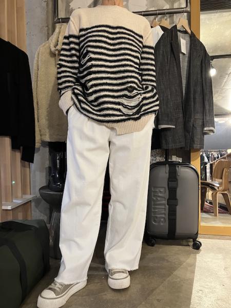 Pull marin et blazer à carreaux Acne Studios