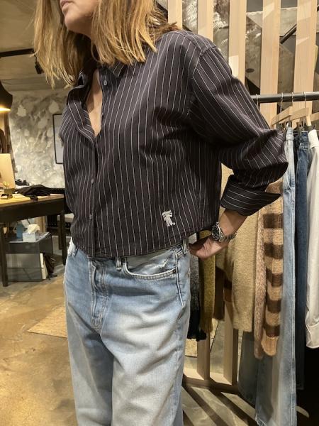 Chemise courte à manches longues Acne Studios