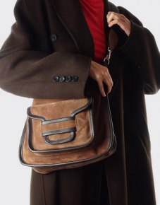  SAC ALPHA DAY Veau velours marron et cuir de veau marron € 1095