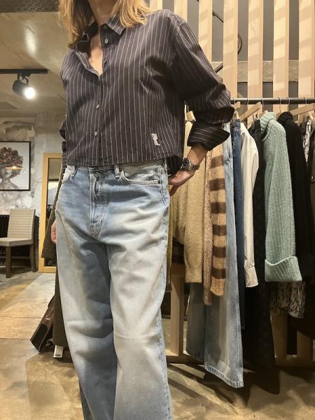 Chemise courte à manches longues Acne Studios
