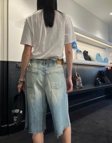SHORT DENIM TAPED MM6 MAISON MARGIELA