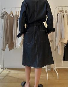 Robe Birkin Denim Lis Lareida