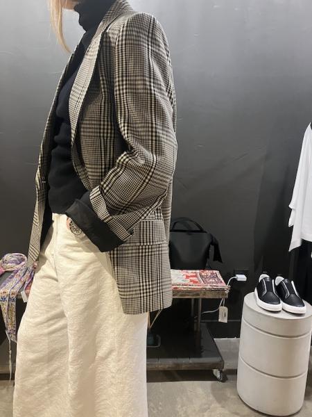 Blazer à carreaux Acne Studios