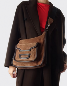  SAC ALPHA DAY Veau velours marron et cuir de veau marron € 1095